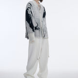 MODEFREAKのジップアップモードニュアンスニット mf3501の画像