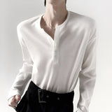 MODEFREAKのヘンリーカラールーズモードカットソー mf3252の画像