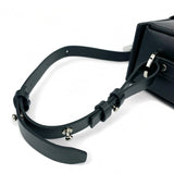 MODEFREAKのバックルデザインシルバーショルダーバッグ mf3269の画像