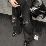 MODEFREAKのフレアダメージデニムパンツ mf2945の画像