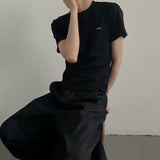 MODEFREAKのシンプルロゴハイネックスリムTシャツ mf3417の画像