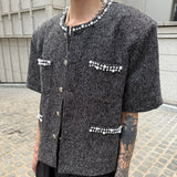 MODEFREAKのパールモードツイードサマージャケット mf3399の画像