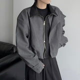 シンメトリージップショートジャケット mf2966