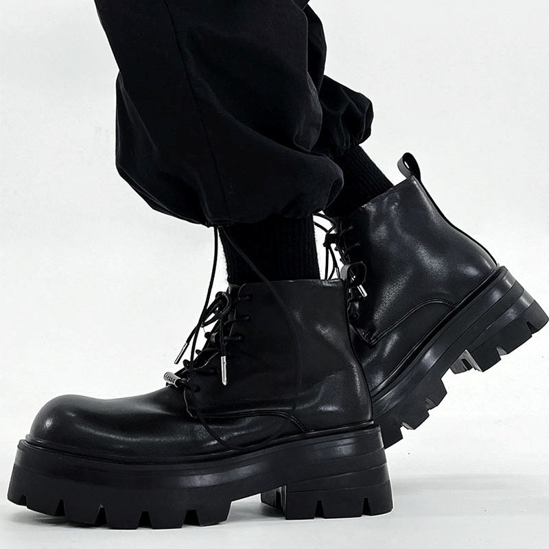 MODEFREAKのレースアップレザーシューズ mf2698の画像