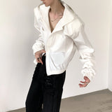 MODEFREAKのフードデザインモードシャツジャケット mf2795の画像