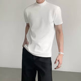 MODEFREAKのハイネックディティールモードTシャツ mf3243の画像