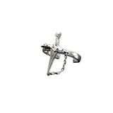 MODEFREAKのクロスデザインチェーンリング mf2295の画像