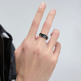 MODEFREAKのアシンメトリーシャインリング mf2756の画像