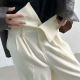 MODEFREAKのハイウエストドレープコリアンスラックス mf3339の画像