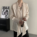 MODEFREAKのラグジュアリーシルクリボンシャツmf2422の画像