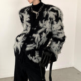 MODEFREAKの【最短即日発送】モードバイカラーミンクタッチカーディガン mf3105の画像