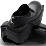 MODEFREAKのモードデザインソールレザーシューズ mf3381の画像