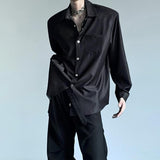 실버 스냅 모드 루즈 셔츠 mf2844