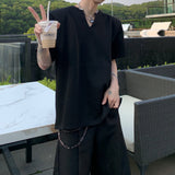 MODEFREAKのVカットモードシルエットカットソー mf3327の画像