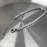 MODEFREAKのシンプルクリスタルブレスレット mf2866の画像