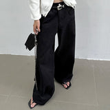 MODEFREAKのドレープフレアモードスラックス mf3222の画像