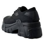 MODEFREAKのスタイリッシュレザースニーカー mf2737の画像