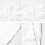 MODEFREAKのホワイトルーズデニムパンツ mf2668の画像