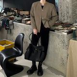 MODEFREAKのノーカラーコリアンスマートジャケット mf3503の画像