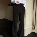 MODEFREAKのハイウエストクラシカルモードスラックス mf3515の画像