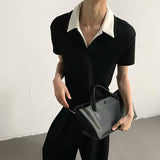 MODEFREAKのモードTシャツテクスチャーカラートップス mf3258の画像