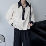 MODEFREAKのバイカラーデザインリブカットソー mf2533の画像8