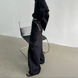 MODEFREAKのドレープフレアモードスラックス mf3222の画像