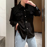 MODEFREAKのツイードモードシャツ mf2803の画像