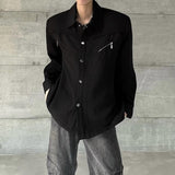 MODEFREAKのモードジップデザインコリアンシャツ mf2920の画像