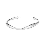 MODEFREAKのアシンメトリーシルバーバングル mf2620の画像5