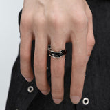 MODEFREAKのアシンメトリーシャインリング mf2756の画像