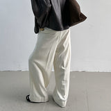 MODEFREAKのハイウエストドレープコリアンスラックス mf3339の画像