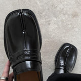 MODEFREAKのタビデザインクラシックレザーシューズ mf2903の画像