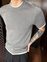 MODEFREAKのレイヤードニュアンスモードトップス mf3315の画像