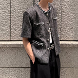 MODEFREAKのパールモードツイードサマージャケット mf3399の画像