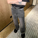 MODEFREAKのクリスタルウォッシュドデニムパンツ mf2655の画像