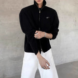 MODEFREAKのジップアップハイネックニットトップス mf3054の画像