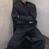 MODEFREAKのエンボスアシンメトリーハイネックシャツ mf2902の画像