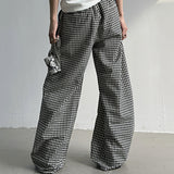 MODEFREAKのギンガムチェックルーズパンツ mf3340の画像