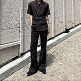 MODEFREAKのホイールデザインフレアパンツ mf3403の画像