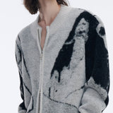 MODEFREAKのジップアップモードニュアンスニット mf3501の画像