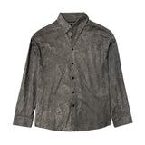 MODEFREAKのシャドウペイズリー総柄シャツ mf2326の画像