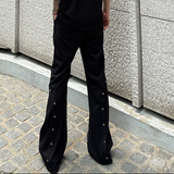 MODEFREAKのホイールデザインフレアパンツ mf3403の画像