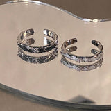 MODEFREAKのモノトーンストーンリング mf2375の画像