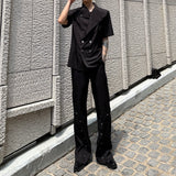 MODEFREAKのホイールデザインフレアパンツ mf3403の画像