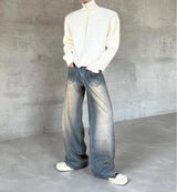 MODEFREAKのジップアップハイネックニットトップス mf3054の画像