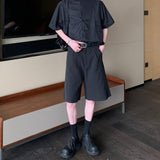 MODEFREAKのブラックモードハーフパンツ mf2660の画像4