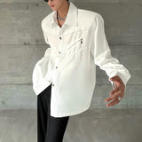 MODEFREAKのモードジップデザインコリアンシャツ mf2920の画像