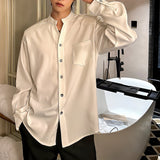 MODEFREAKのハイネックモードコリアンシャツ mf3513の画像