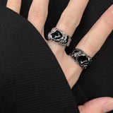 MODEFREAKのブラックストーンリング mf2815の画像